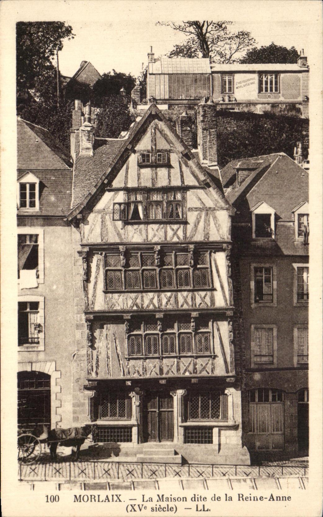 CPA Morlaix La Maison Dite De La Reine Anne