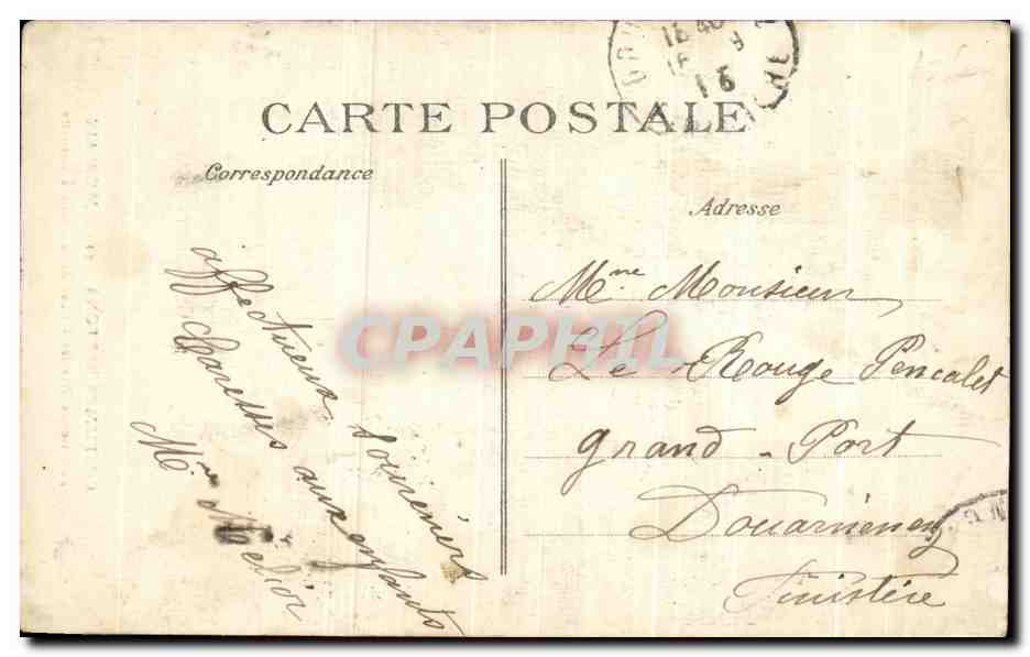CPA Toilette De Morlaix Pose De La Coiffe a Cornette Morlaix Folklore Costume — Verso