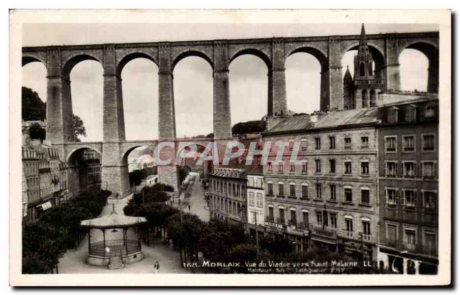 CPA Rade Vue Du Viaduc vers Saint Melaine