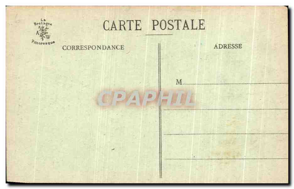 CPA La Bretagne Pittoresque Morlaix Maison De La Reine Anne — Verso