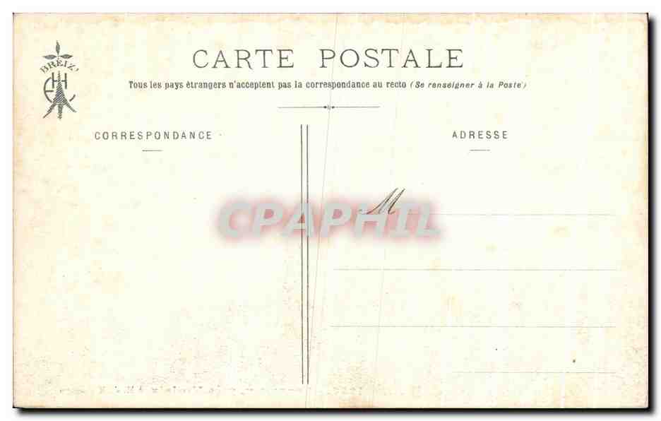 CPA Morlaix Lannuguy Kersauson — Rückseite