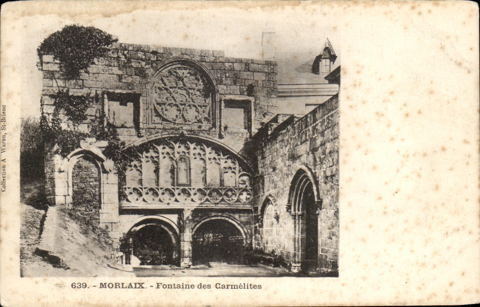 CPA Morlaix Fontaine des Carmelites