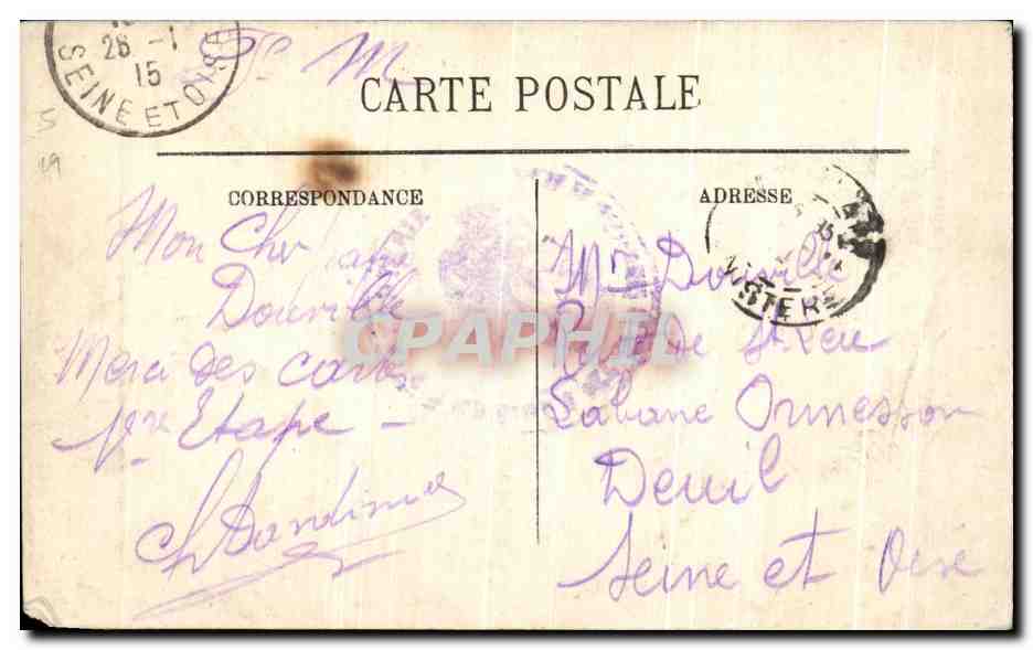 CPA Morlaix La Maison Dite de la Reine Anne — Rückseite