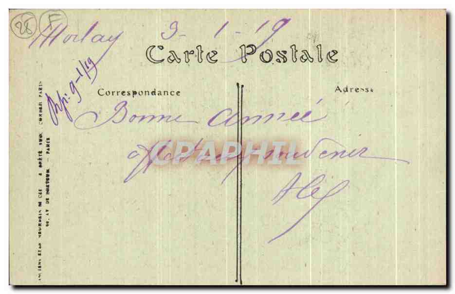 Morlaix — La Rue de Brest et les Grands Magasins « Au Phare » — ND. Phol. 91 — Reverso