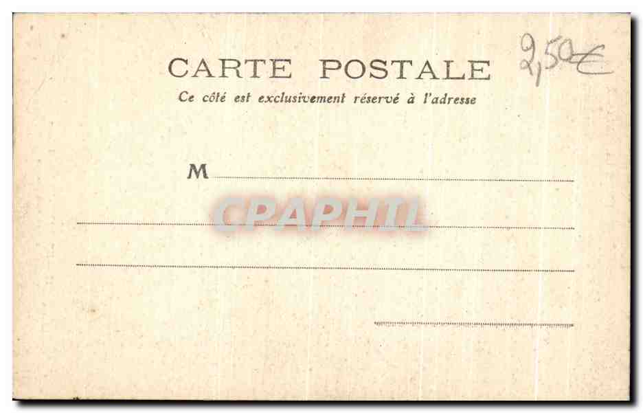 CPA Morlaix Vielle Maison Rue Des vignes — Rückseite
