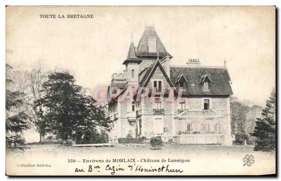 CPA Environs De Morlaix Chateau de Lannigou