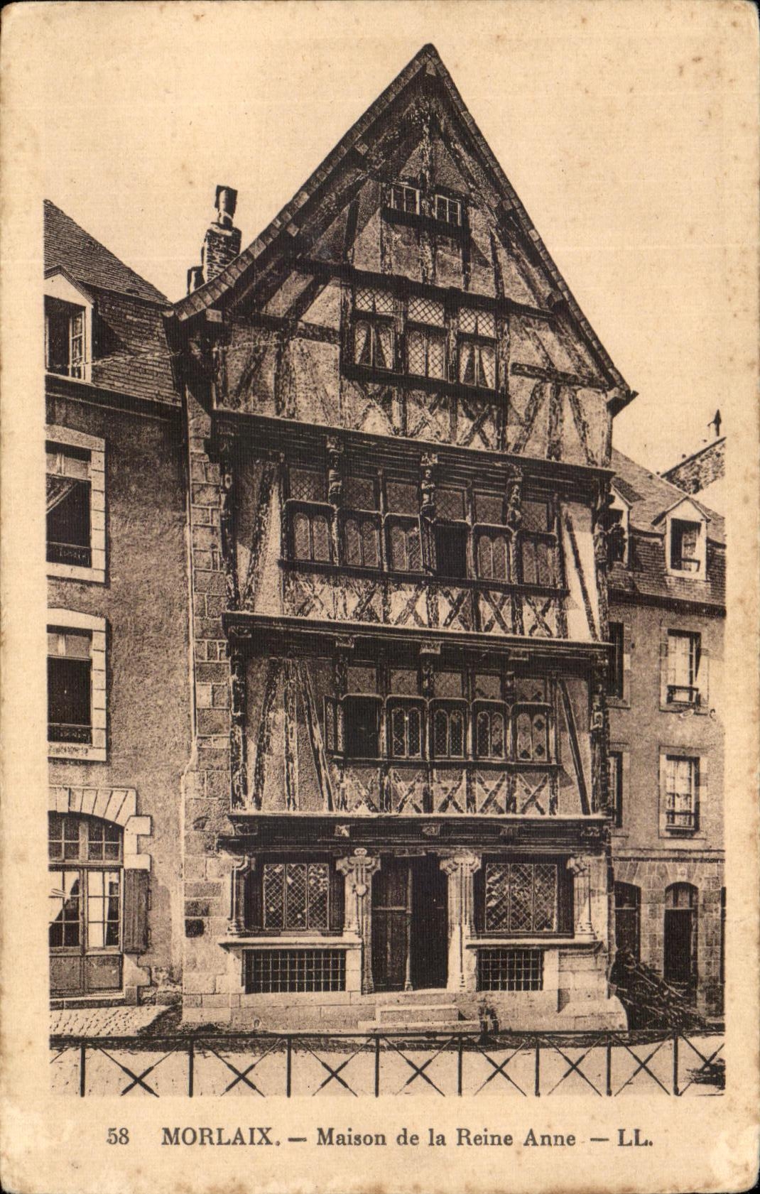 CPA Bretagne Maison de la Reine Anne