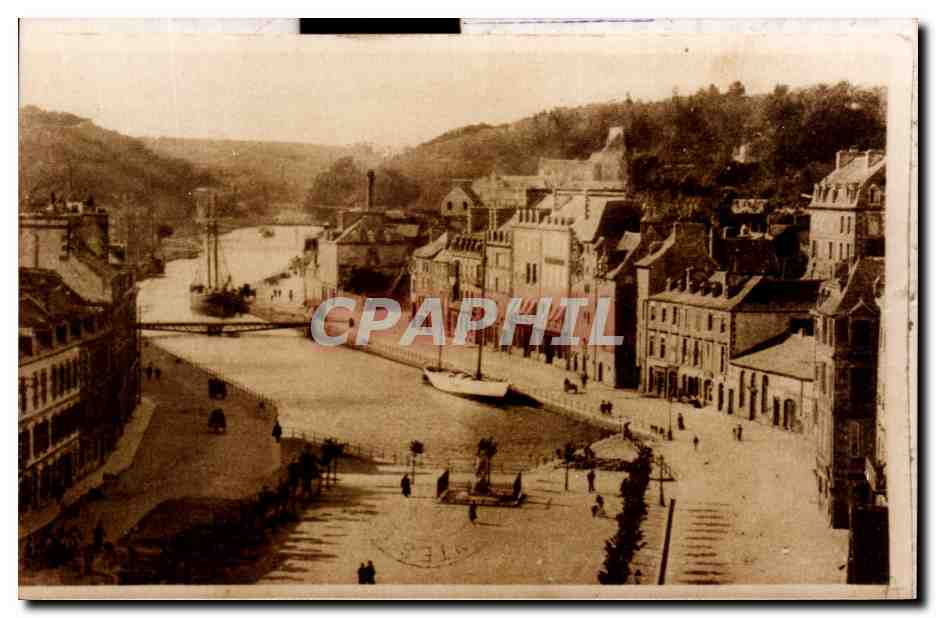 Vue du canal de Morlaix — éditeur A.P.E. École Jean Piaget, n°1748