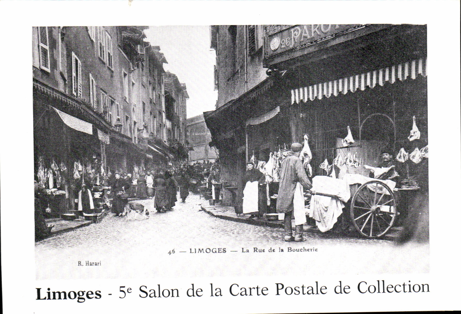 Limoges - Rue de la Boucherie — 5e Salon de la Carte Postale de Collection — R. Harari