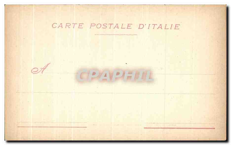 CPA Perguia Pinacoteca Vannucci Rafael — Verso
