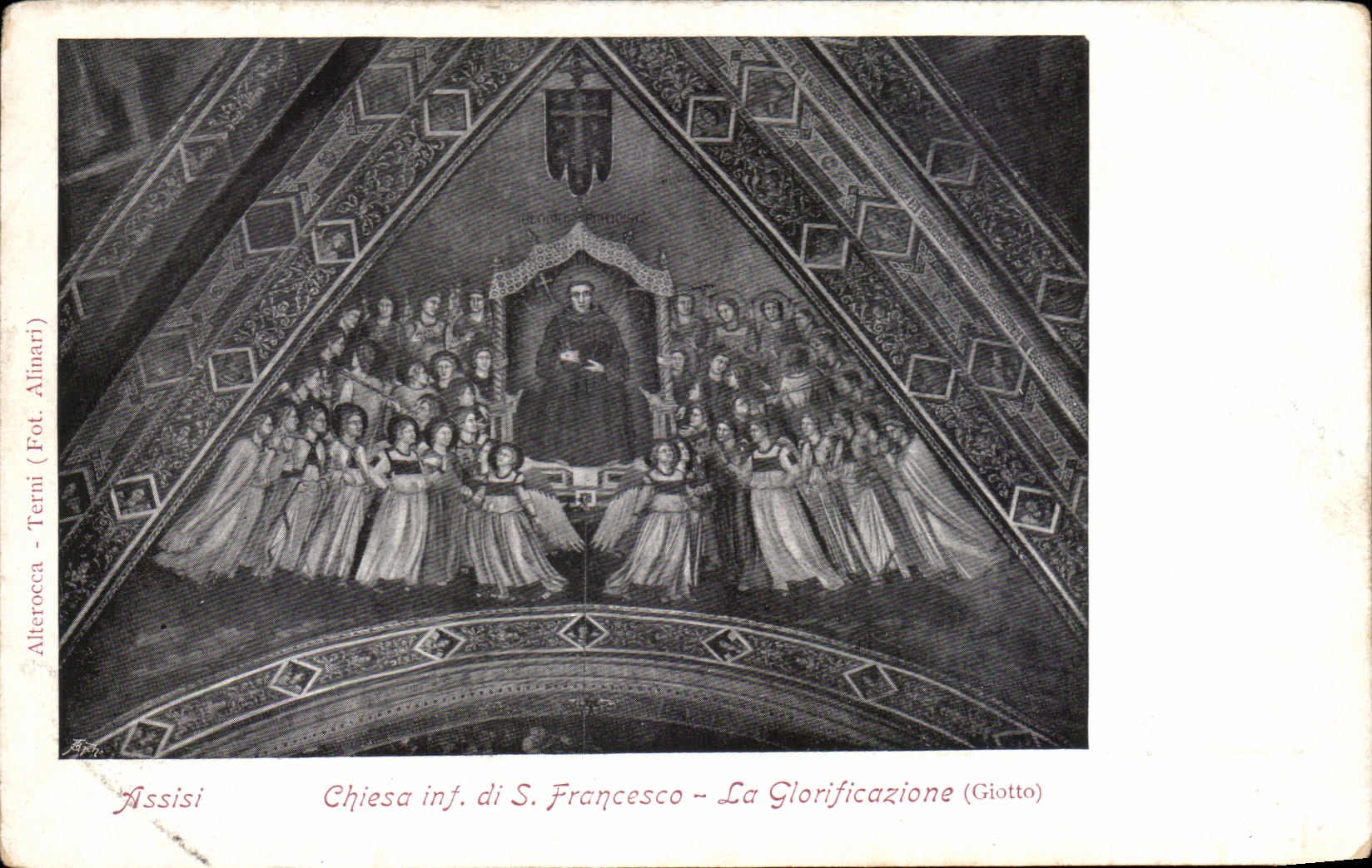 CPA Assisi chiesa Francesco La Glorificazione