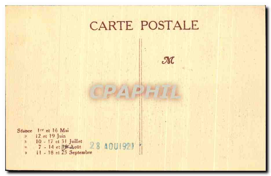 CPA La Passion A Beaucourt Territiore De Belfort Le Sacrifice D'Abraham — Rückseite