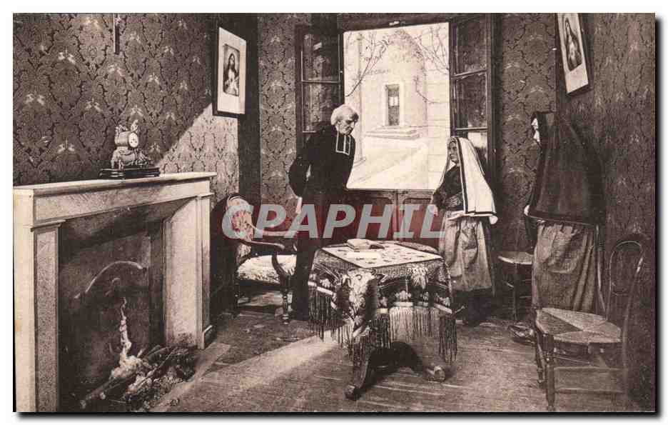 CPA Bernadette Se rend chez Le cure Peyramale Pour Lui faire Part De Ce qu'elle A Vu Et Entendu La Grotte Massabielle