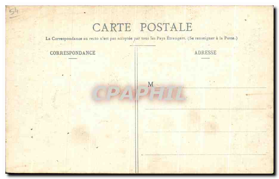 CPA La Passion a Nancy 1905 Mort De Jesus Un Soldat Lui Perce Le Coeur D'Un Coup De Lance — Rückseite