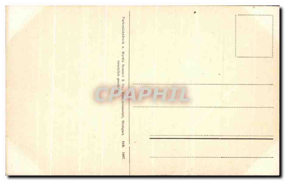 CPA Fantaisie Fleurs Pins  — Verso