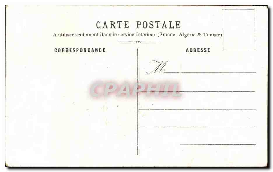 CPA Fantaisie Fleurs Coqueuicots Bluets — Verso
