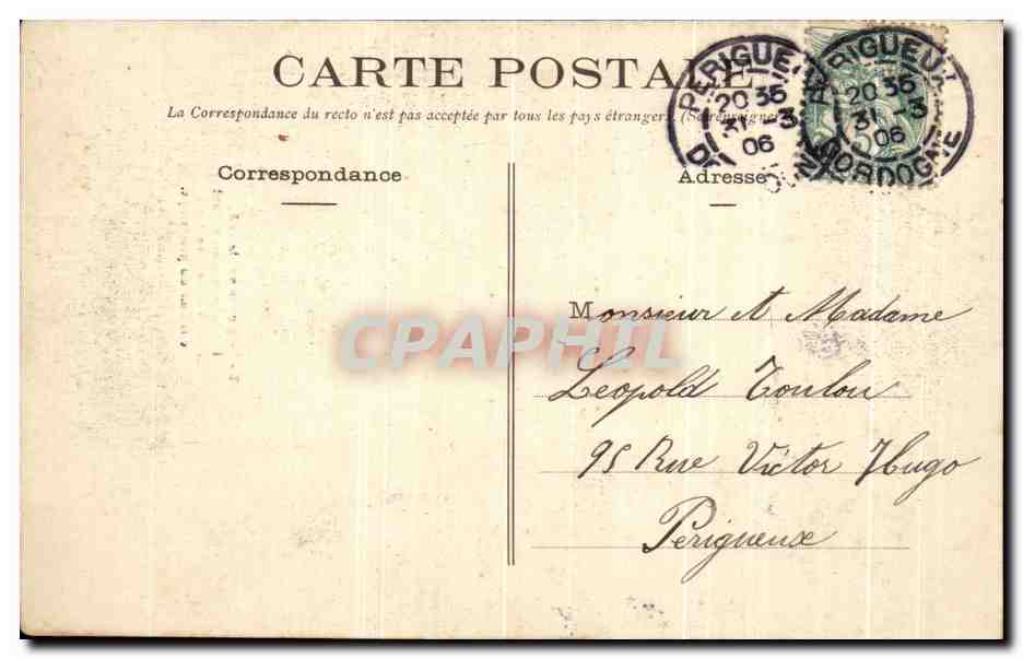 CPA Femme 1er avril Poissons  — Rückseite