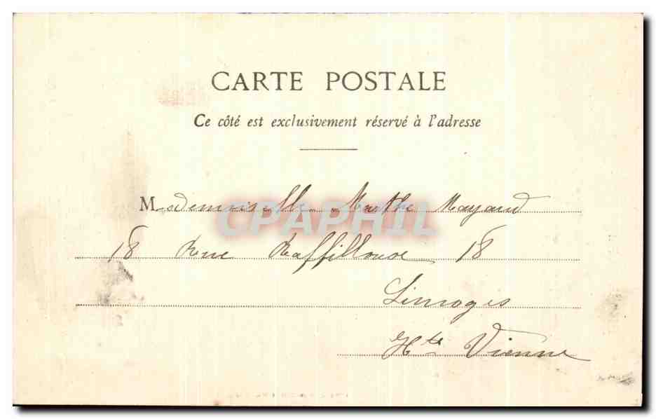 CPA Poisson d'avril Enfant  — Verso
