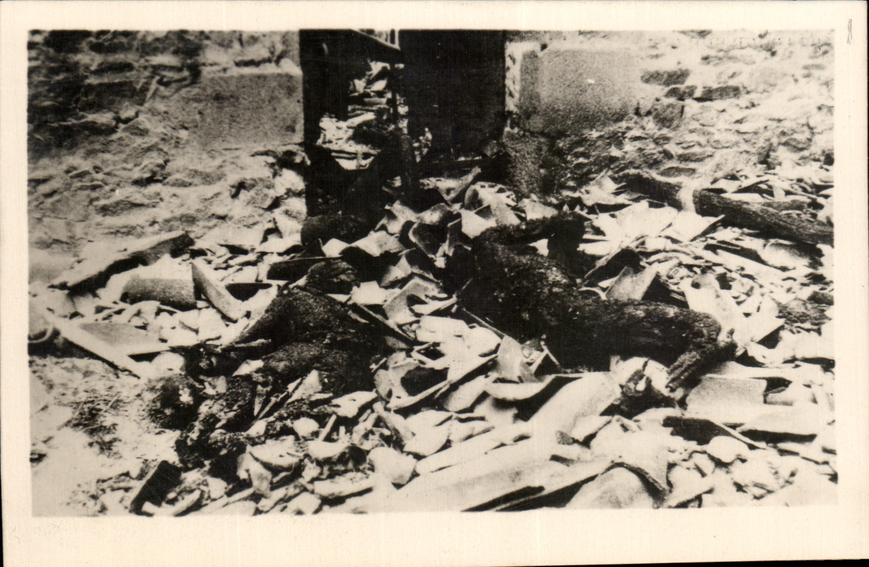 Oradour-sur-Glane — Corps in a Barn — Published for the Benefit of the A.F.N.F. M. d'Oradour-sur-Glane