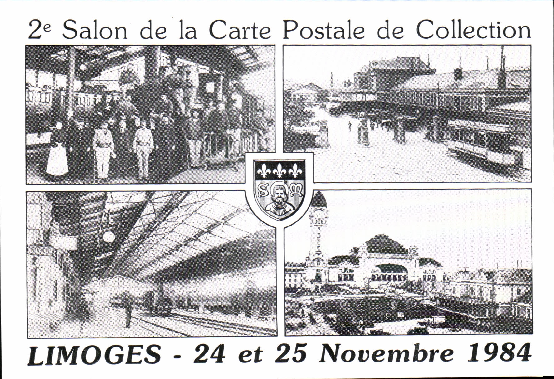 Salon de la Carte Postale de Collection — Limoges — 24 et 25 Novembre 1984 — Éditions Anciennes Landravie