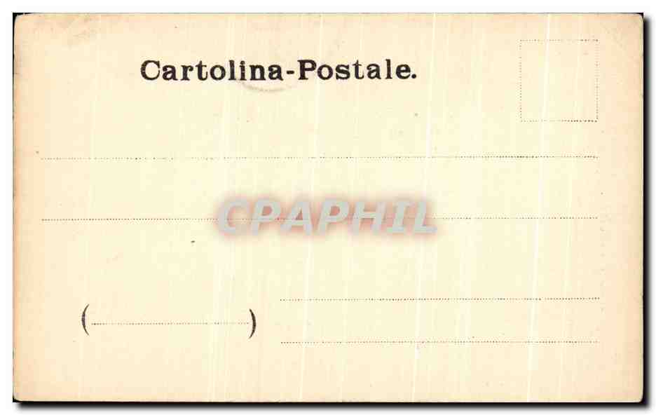 CPA Bologna Pinacoteca Bambino e Santi — Verso