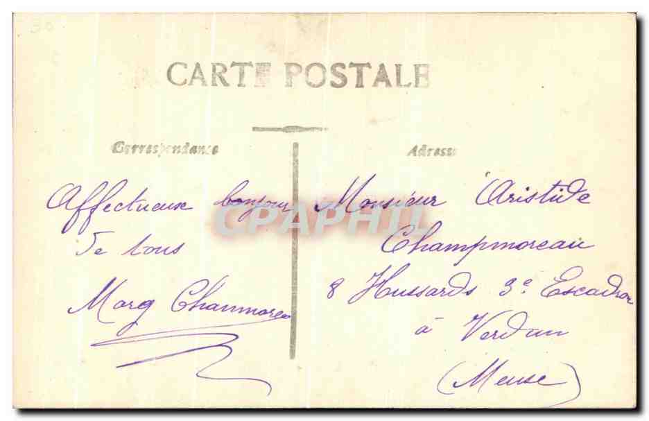 CPA Enfant Avril Poisson  — Verso