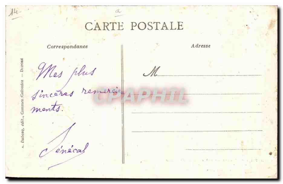 Fêtes du Couronnement de N.-D. de Grâce — Honfleur — 19 Juin 1913 — Les Évêques — Reverso
