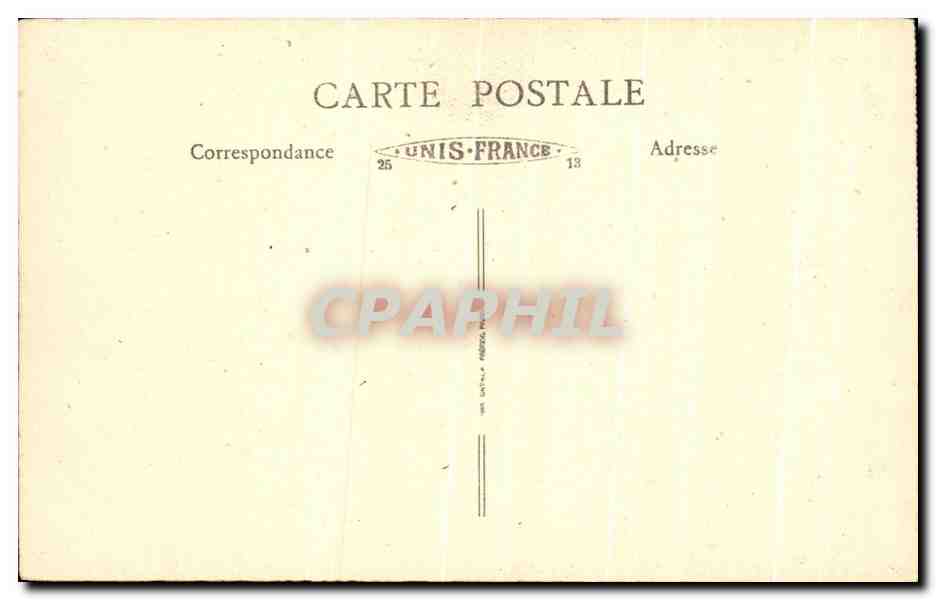 CPA Saint Jean Baptiste Vianney Cure d'Ars 1786 1859 — Rückseite