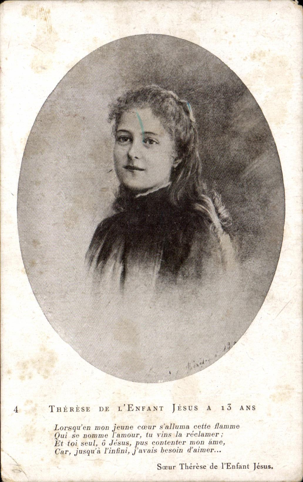 CPA Therese De L'Enfant Jesus a 13 ans 