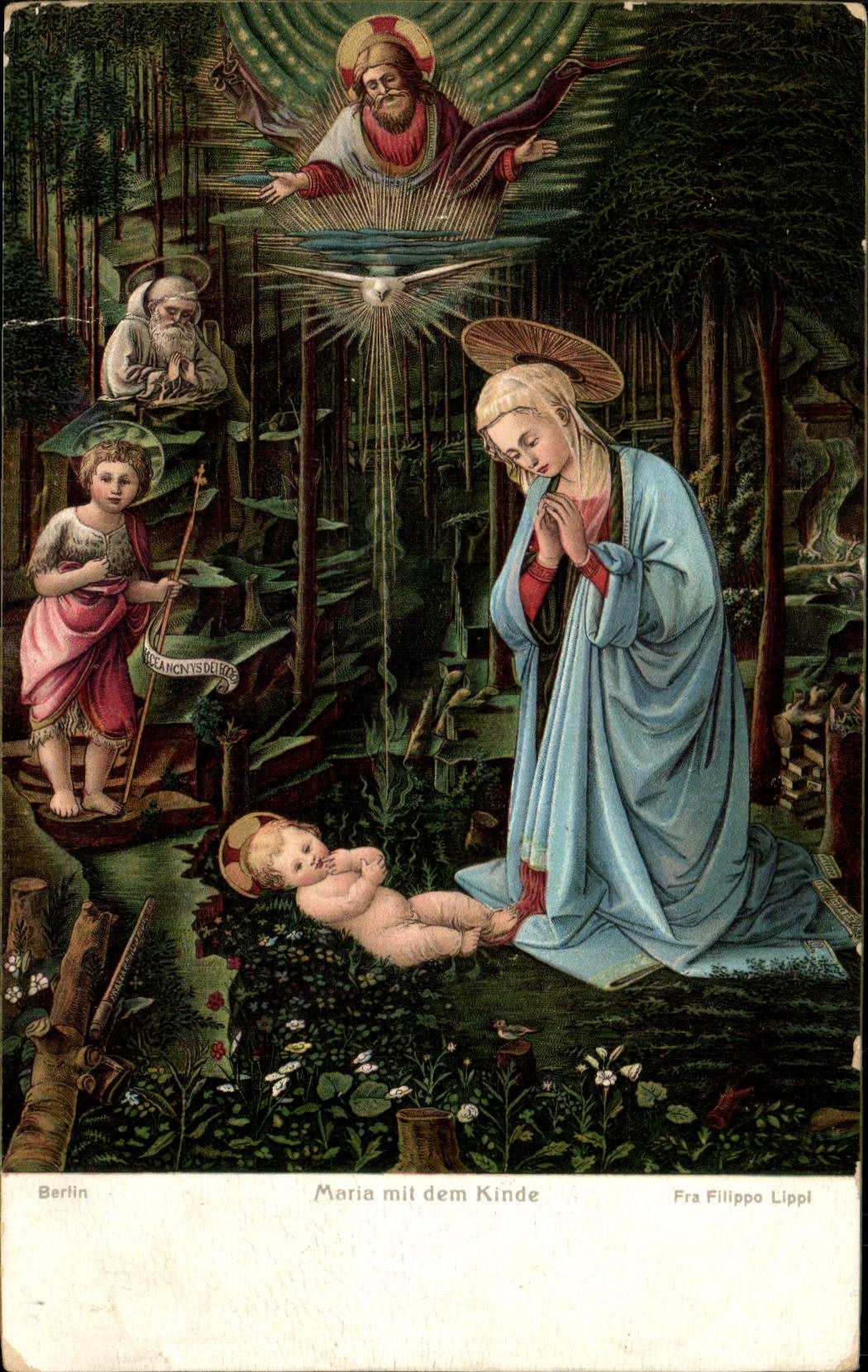 CPA Bertin Maria Mit Dem Kinde