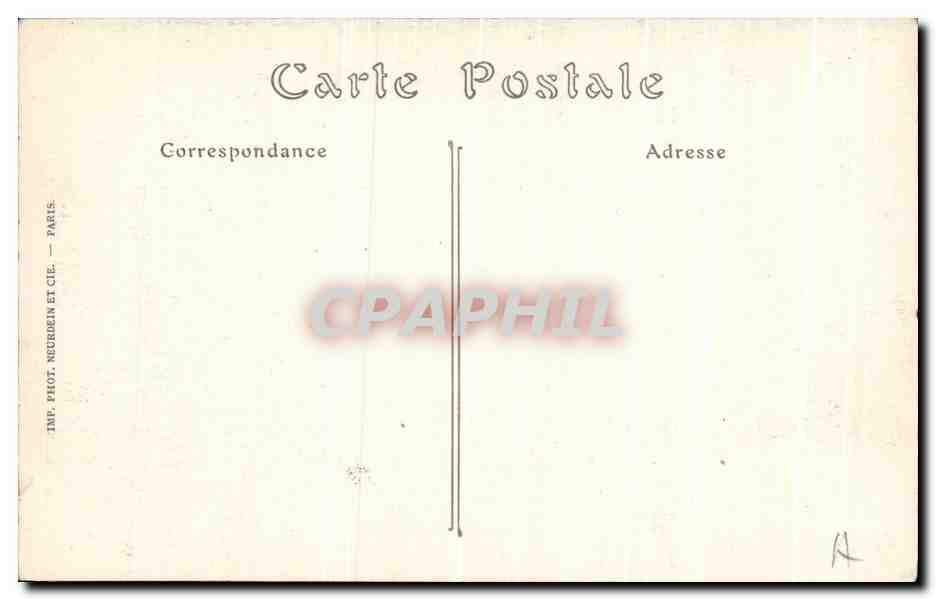 CPA Eglise detruite  — Rückseite