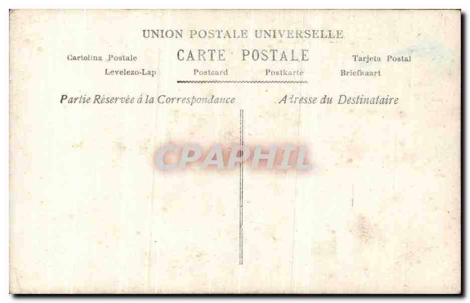 CPA La Charite — Rückseite