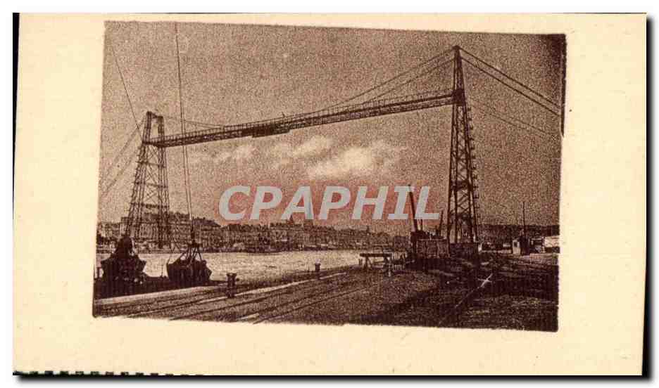 CPA Rouen Le Pont Transbordeur et les Quais
