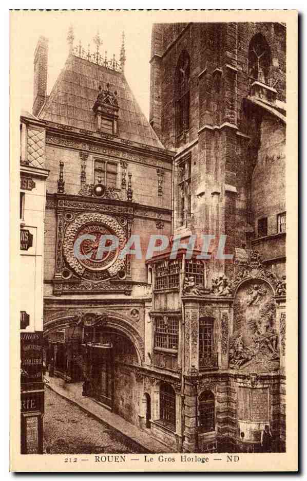 CPA Rouen Le Gros Horloge