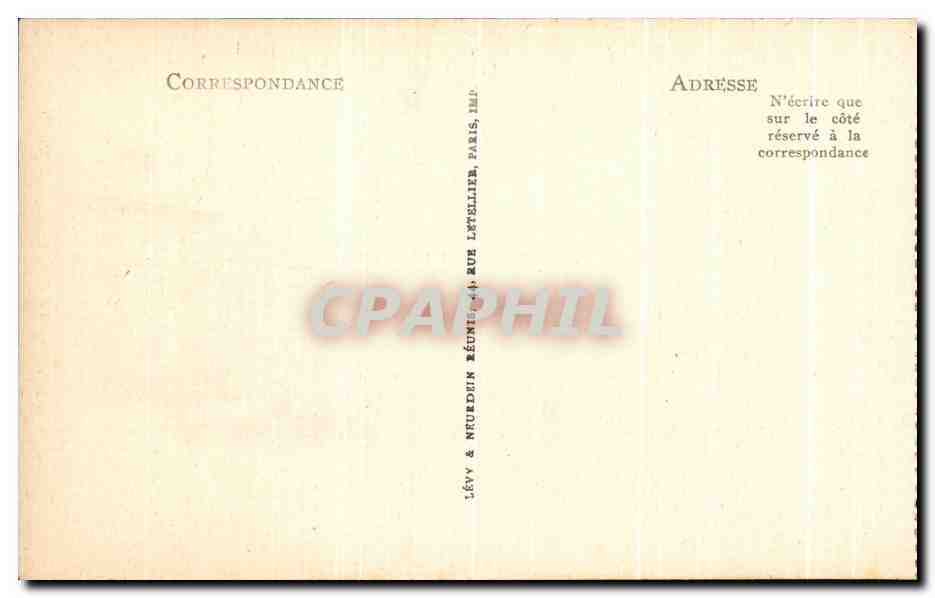 CPA Rouen Le Gros Horloge — Verso