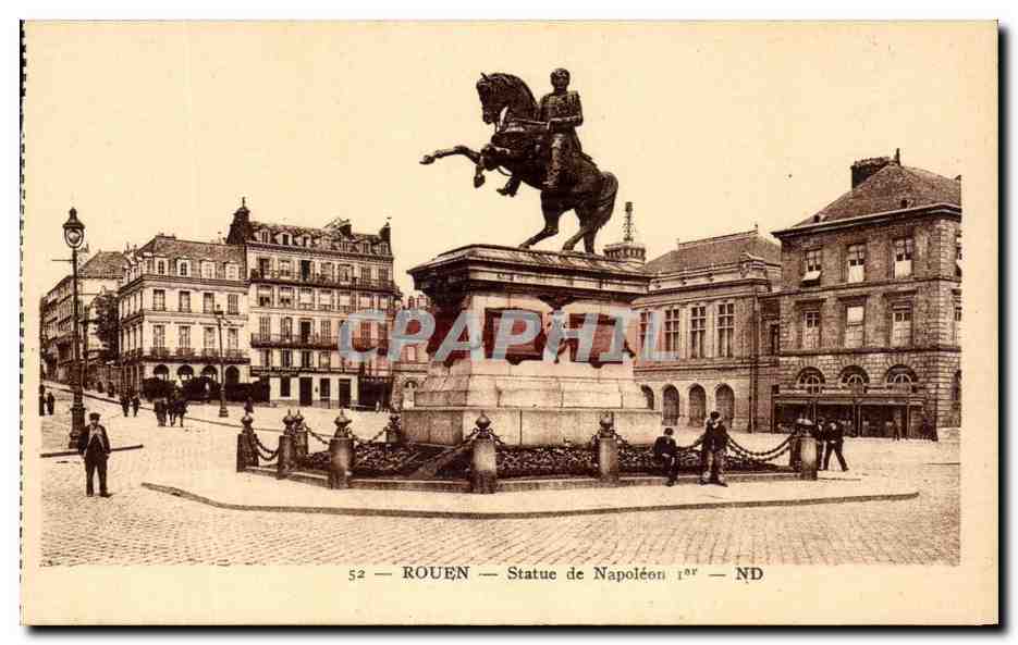 CPA Rouen Statue de Napoleon 1er