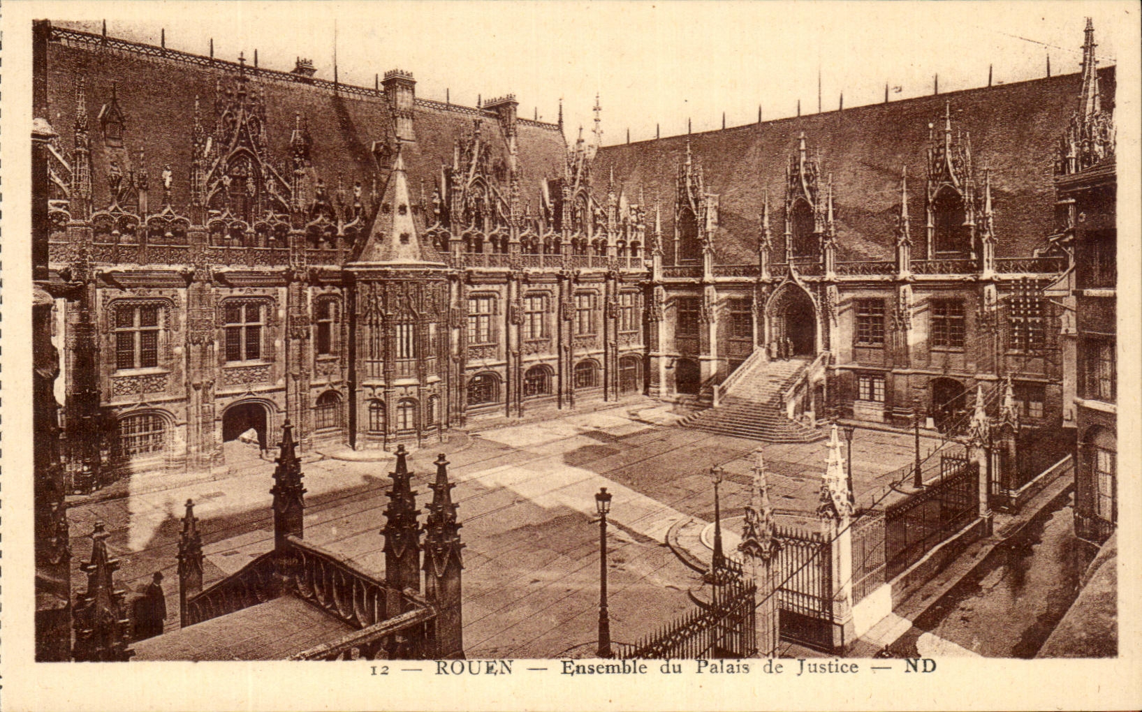 CPA Rouen Ensemble du Palais de Justice