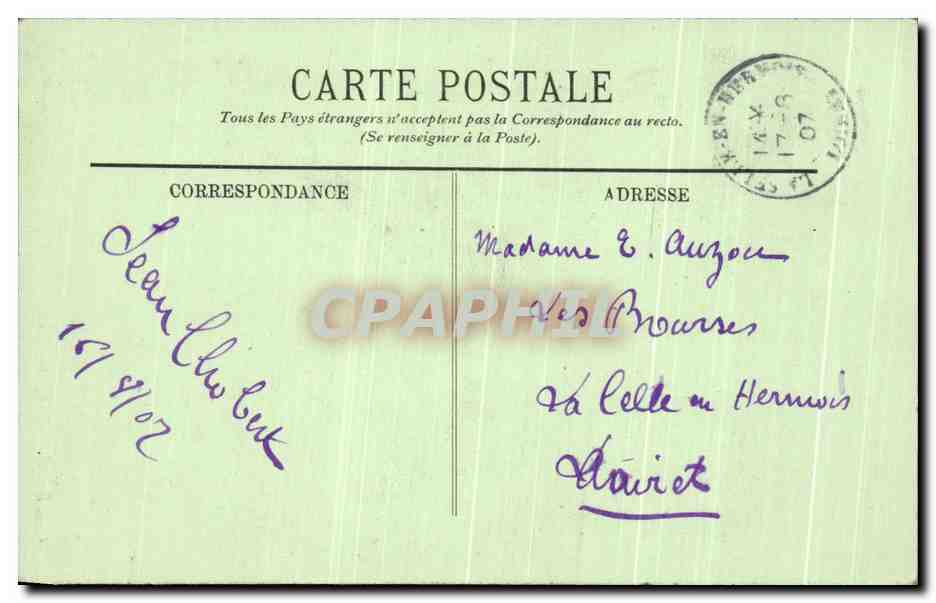 CPA Batz L'Eglise Enfants — Rückseite