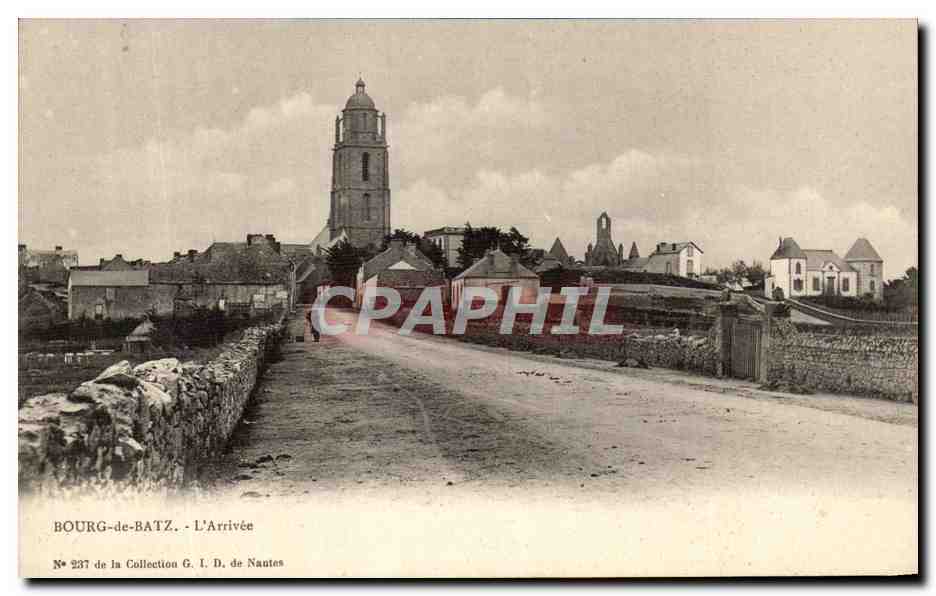CPA Bourg de Batz L'Arrivee