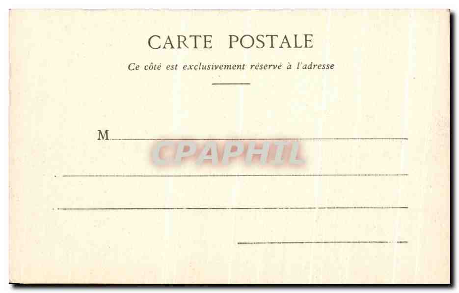 CPA Bourg de Batz L'Arrivee — Rückseite