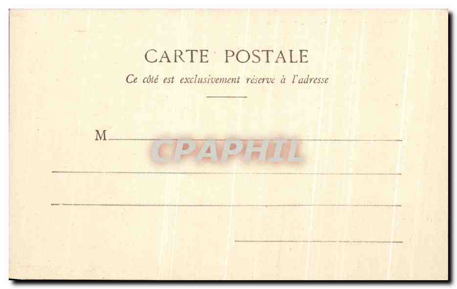CPA Le Bourg De Batz La Place de I'Eglise — Rückseite
