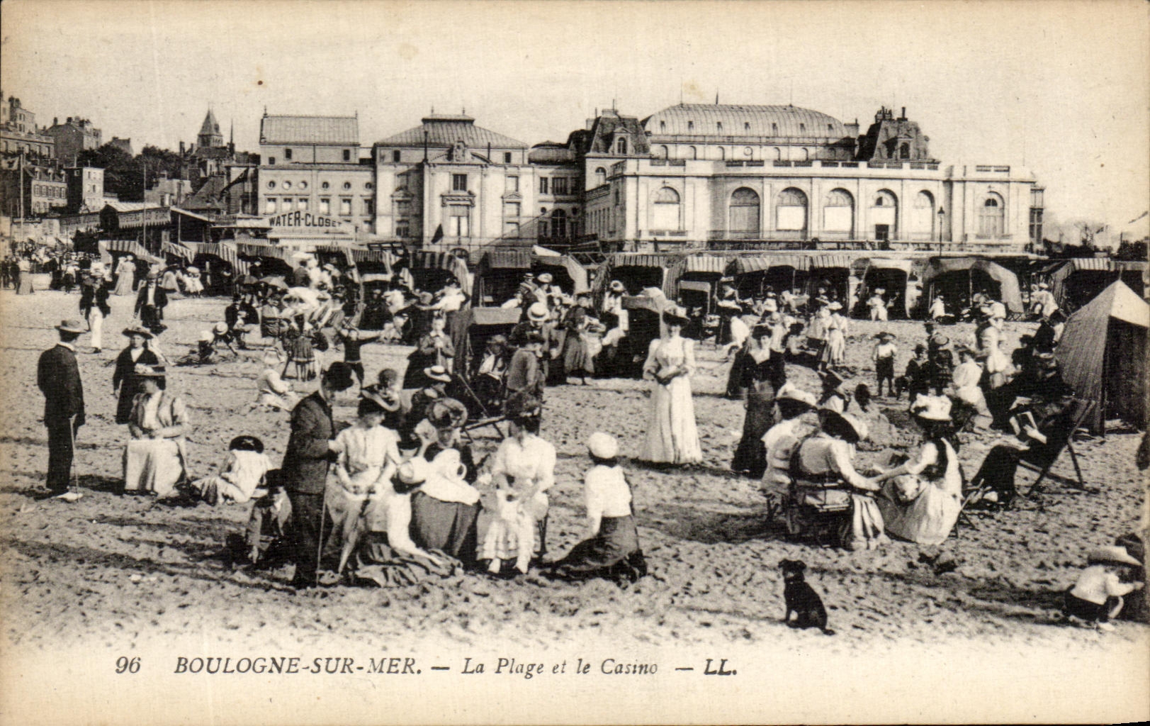 Boulogne-sur-Mer — De Strand en het Casino — LL.