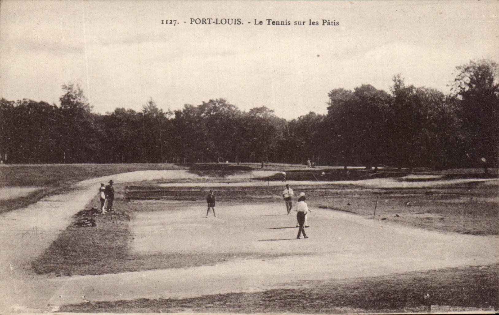 Port-Louis - Le Tennis sur les Pâtis — éditeur inconnu, n° 1127