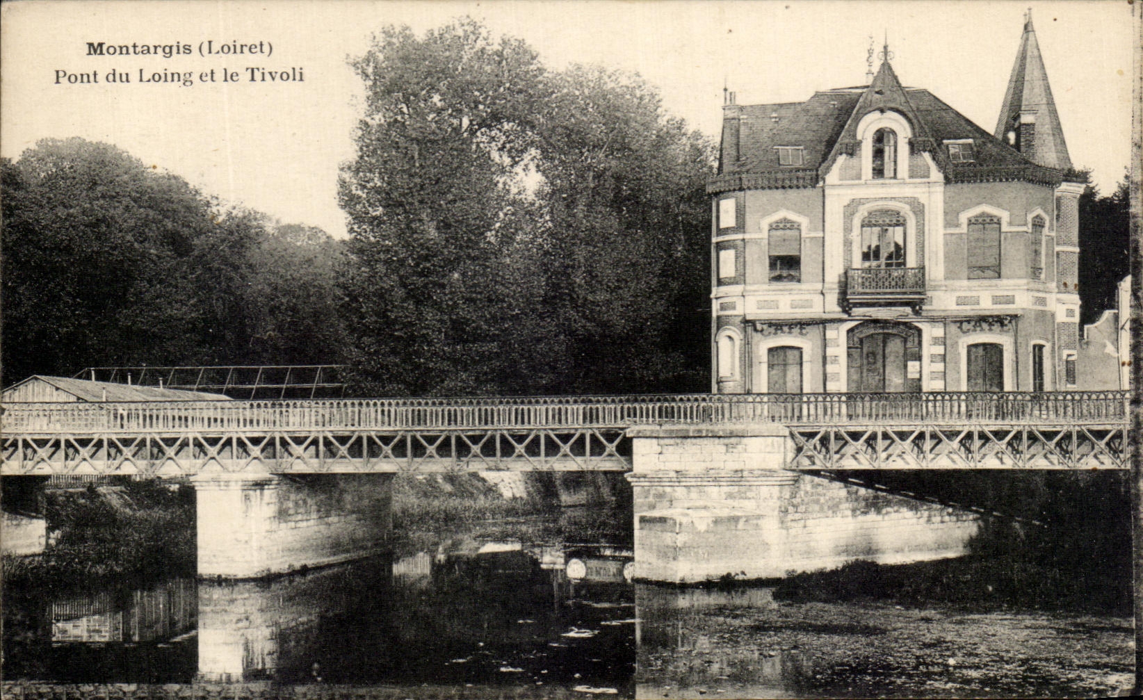 CPA Montargis Pont du Loing et le Tivoli