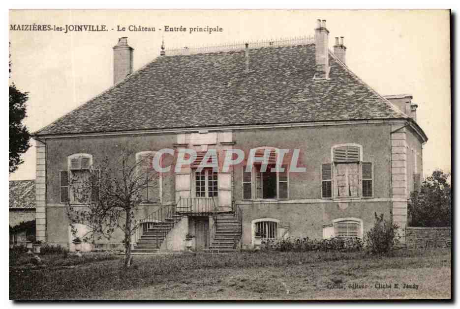 Maizières-les-Joinville - Le Château - Entrée principale — Éditeur Gollin, Cliché E. Jaudy