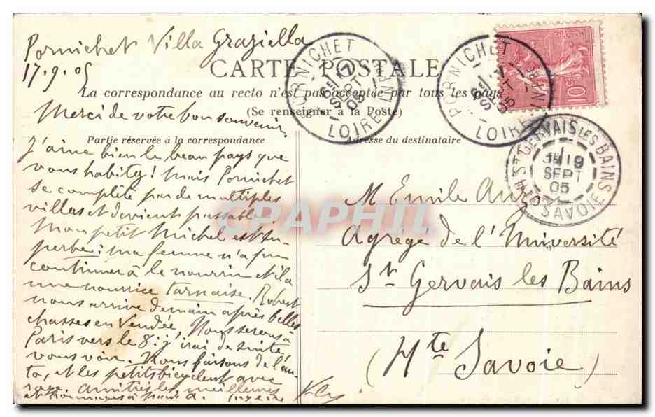CPA De Guerande a Batz Les Mulons de Sel — Rückseite