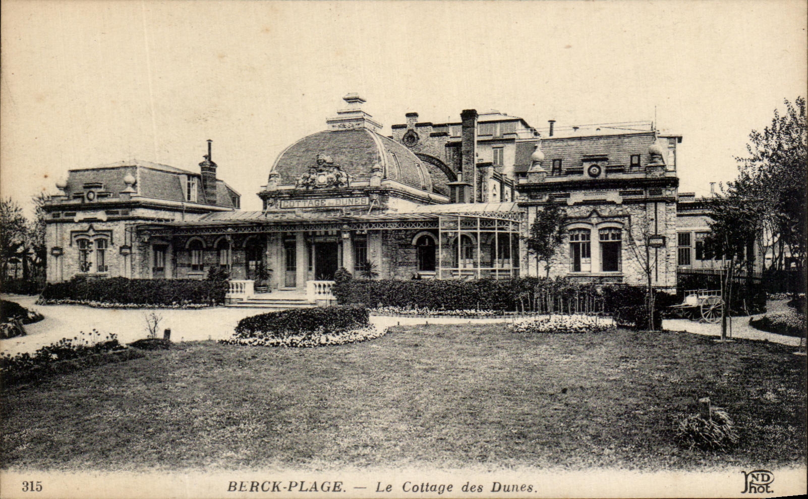 CPA Berck Plage Le Cottage des Dunes