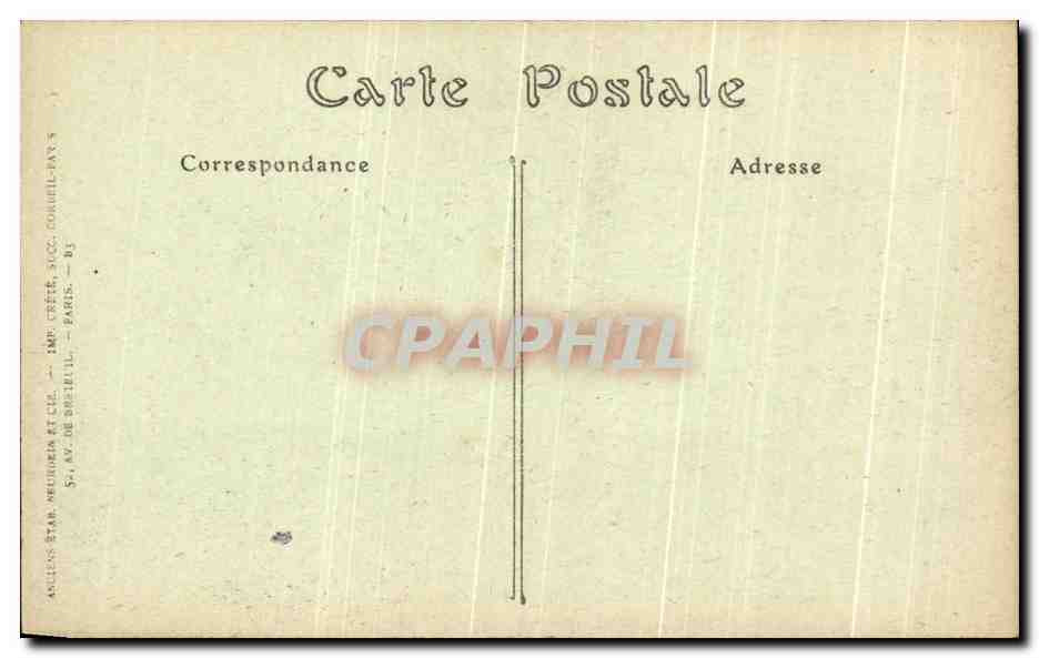 CPA Berck Plage Le Cottage des Dunes — Rückseite