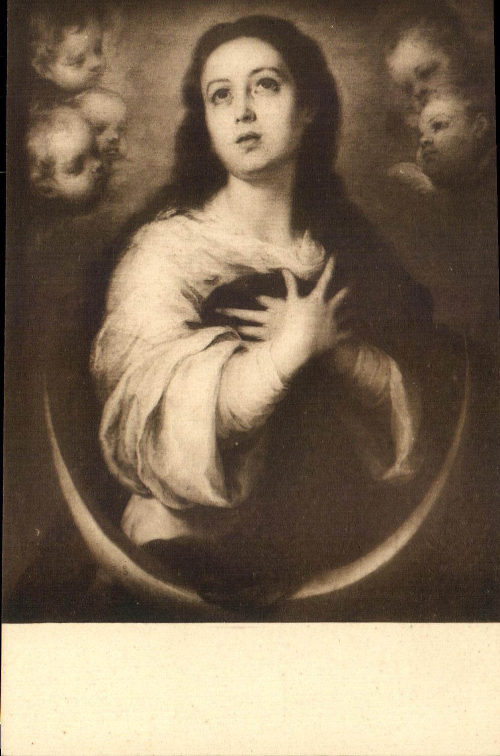 CPA La Concepcion Murillo Museo Del Prado Madrid