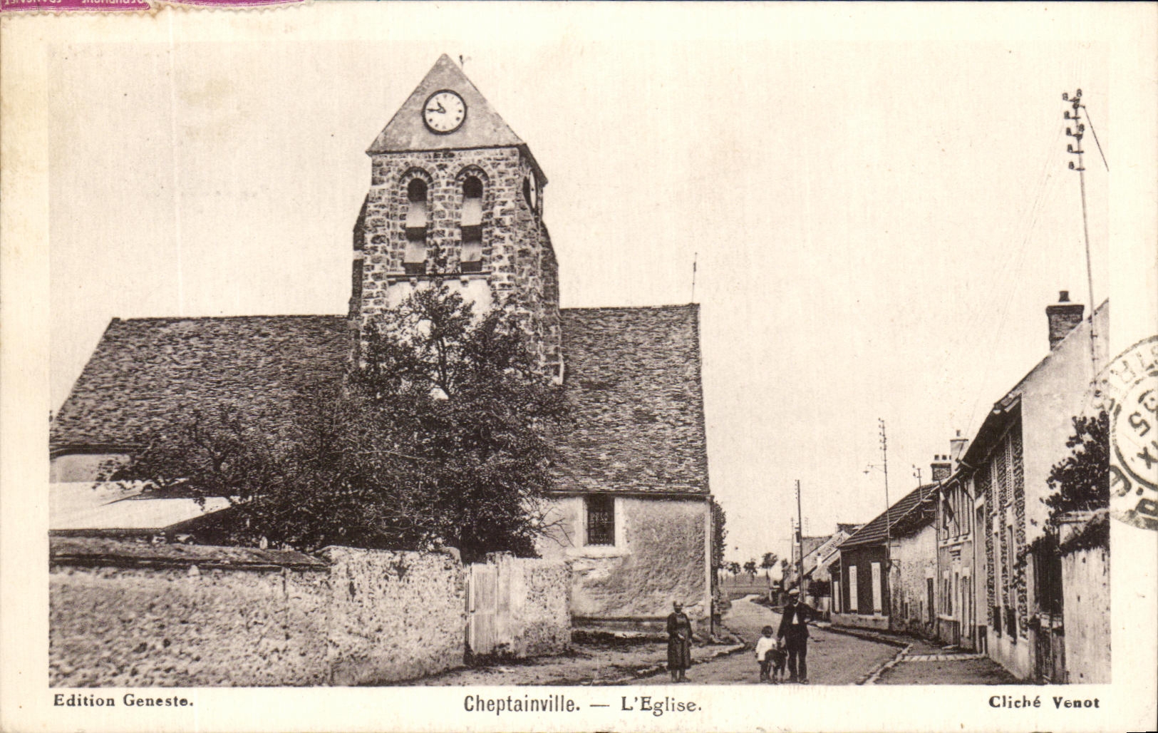 CPA Cheptainville L'Eglise Cliche Venot